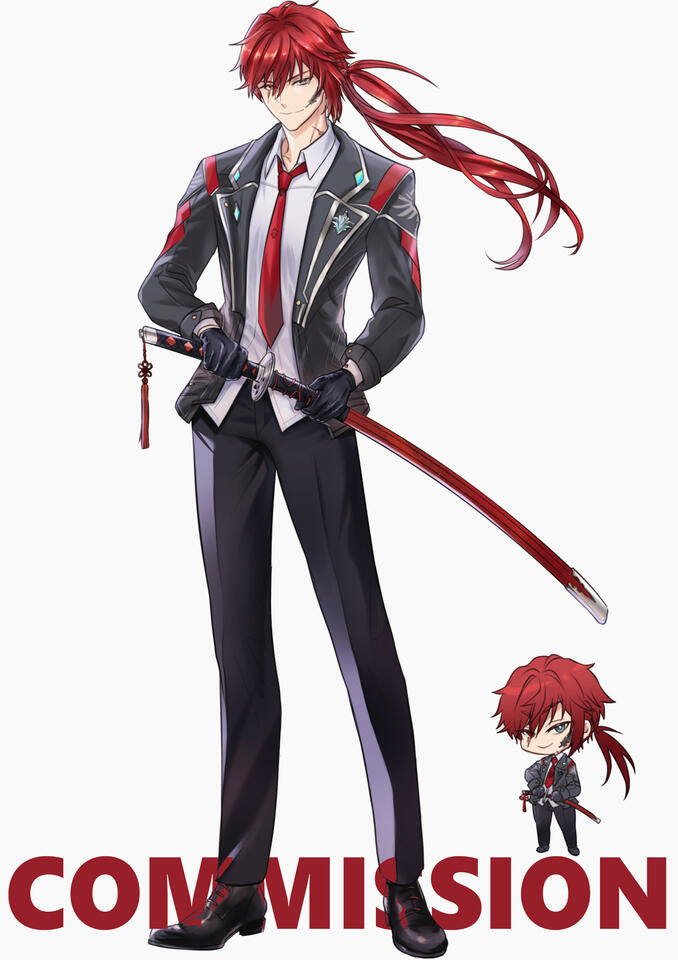 Full body Male character w/ Chibi